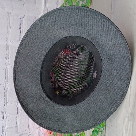 Hand Painted In Mexico Straw Hat NEW - Picture 5 of 6